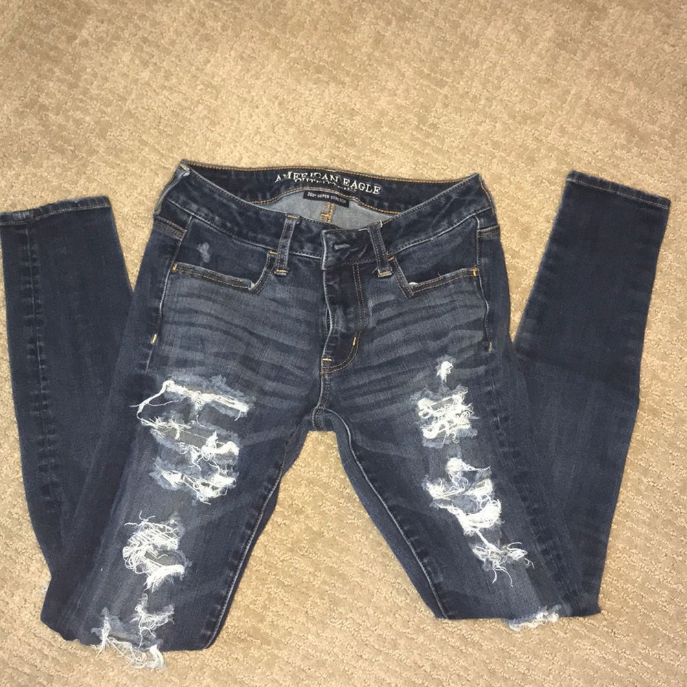 AEO Destroyed Jegging